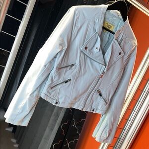 💙 Chic Cobalt Queen Maralyn & Me Cropped Moto Jacket 💎